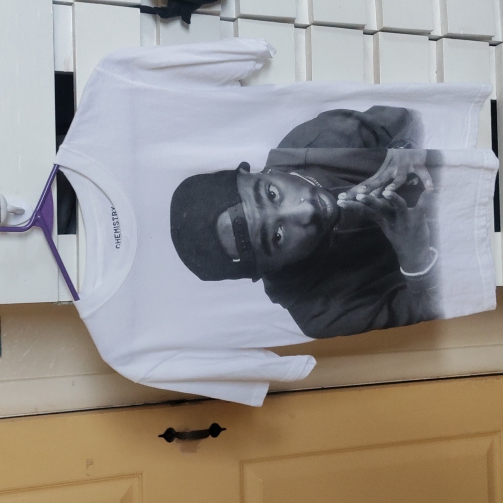 Brand new! Tupac Shakur shirt poetic justice chemistry 2pac size small S white